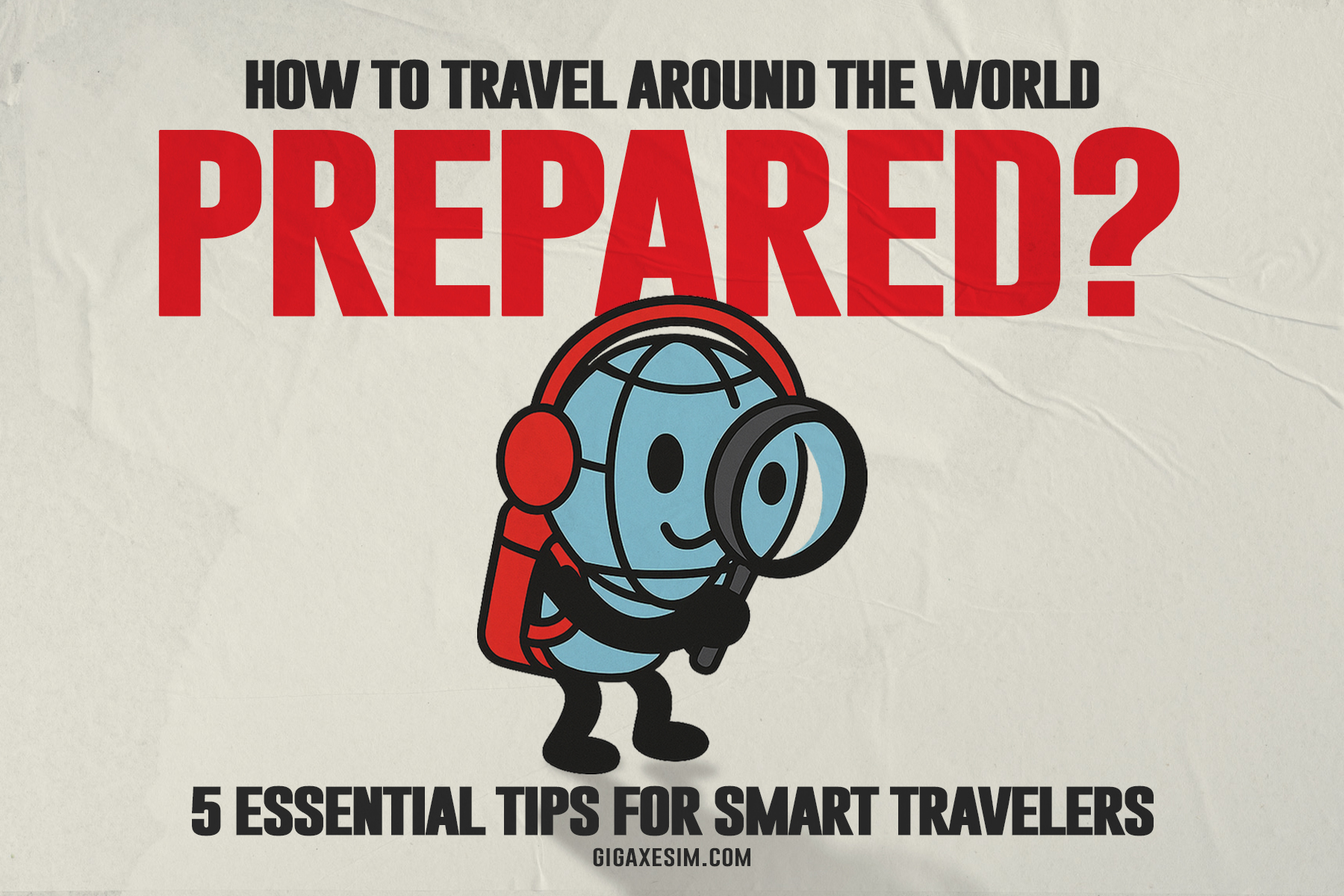 How to travel around the world prepared? Tips & Tricks